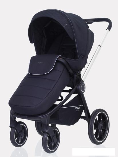 Детские коляски и аксессуары Rant MOWbaby Zoom PU (3 в 1, silver black)
