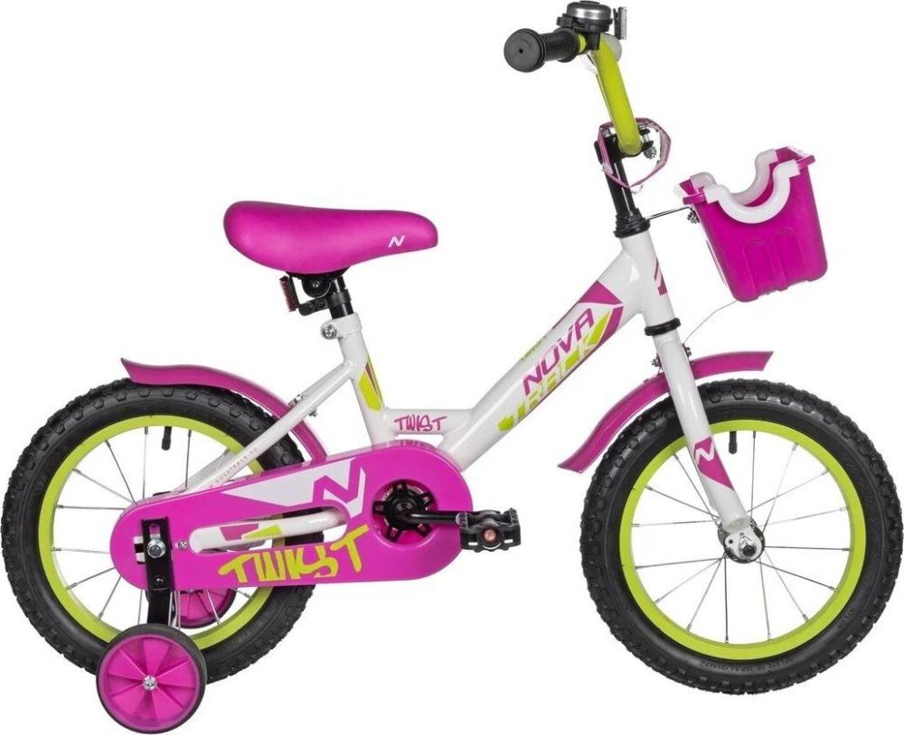 Детский велосипед Novatrack Twist 14 141TWIST.WT5 (белый, разобранный)
