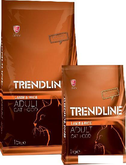 Корма для кошек Trendline Adult Cat Food с ягненком и рисом 15 кг