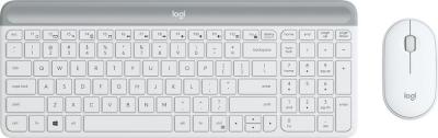 Офисный набор Logitech MK470 Slim Wireless Combo 920-009183 (белый, нет кириллицы)