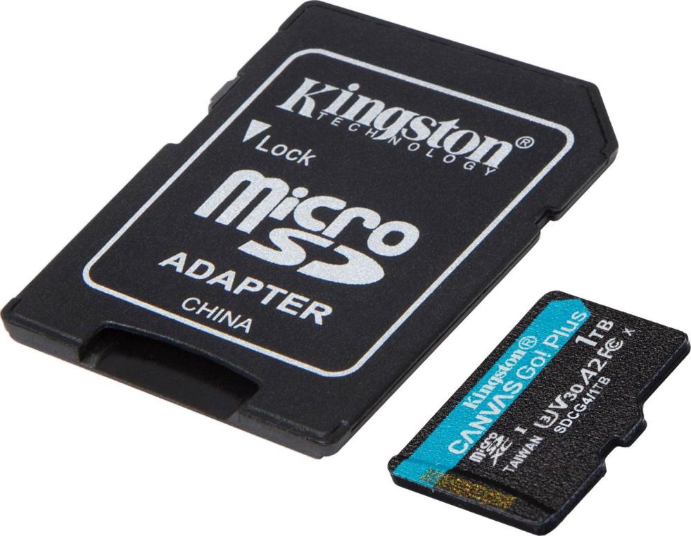 Карта памяти Kingston Canvas Go! microSDXC 1TB SDCG4/1TB (с адаптером)