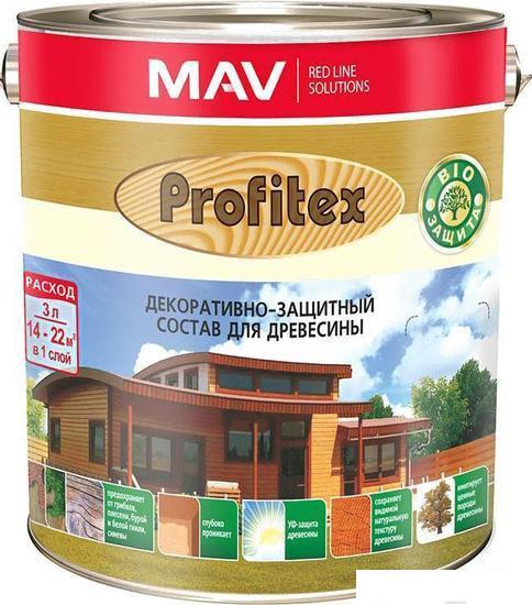 Лаки, пропитки, антисептики Profitex 10 л (красное дерево)