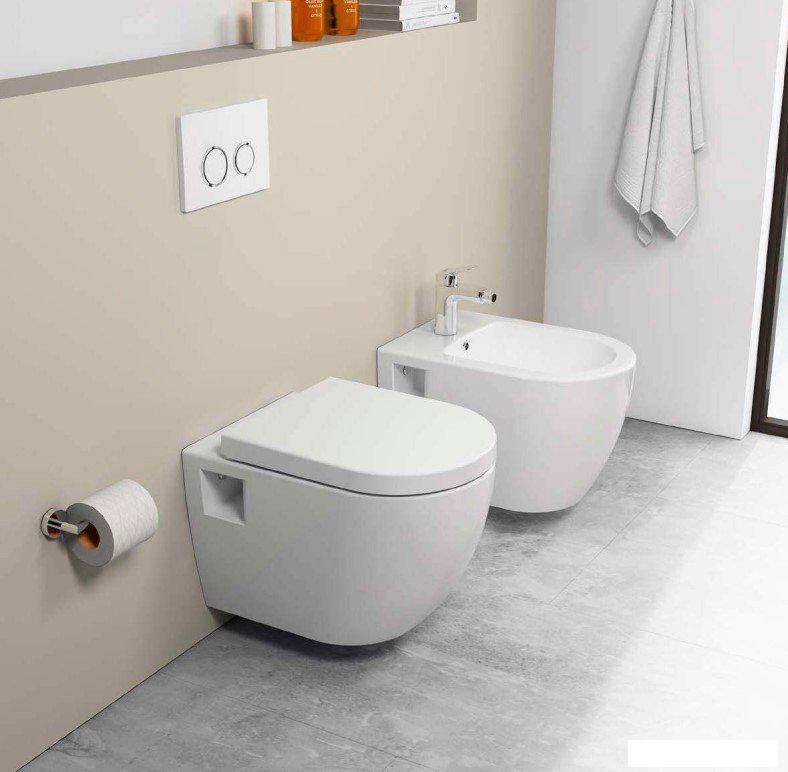 Унитаз подвесной Quarter Bath Deep Old Type 52см 70DE02001 (белый, без отверстия для биде)