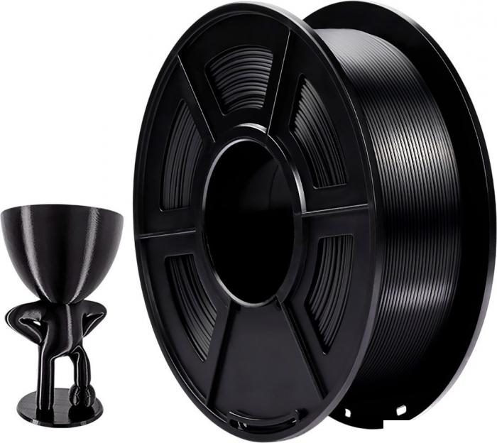 Пластик NV Print NV-3D-SILK-PLA-P-BLACK (1.75мм, 1кг, черный)