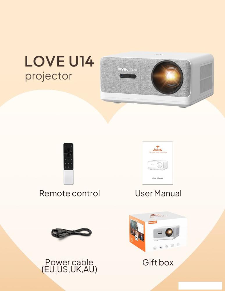 Проектор Byintek Love U14