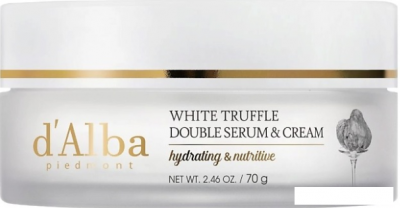 Косметика по уходу за лицом d'Alba Крем для лица White Truffle Double Serum & Cream 70 г