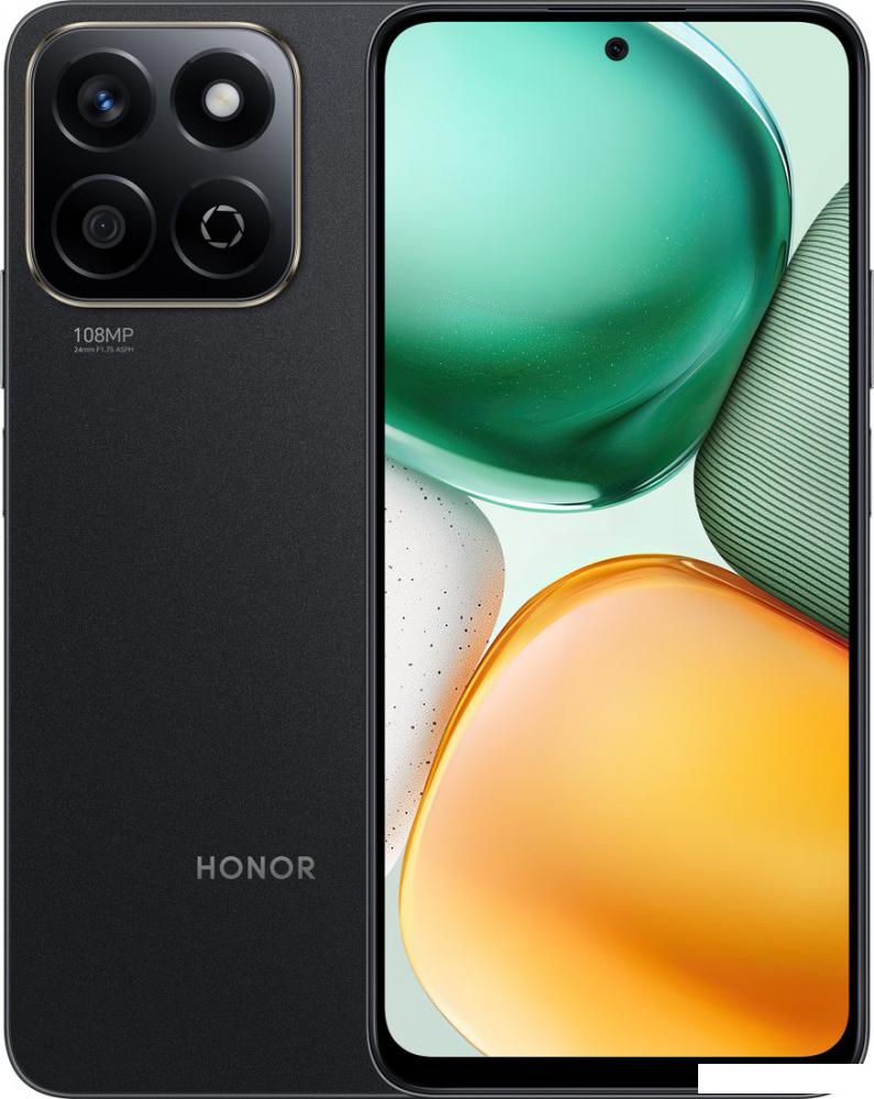 Смартфон HONOR X7c 8GB/256GB (полуночный черный)