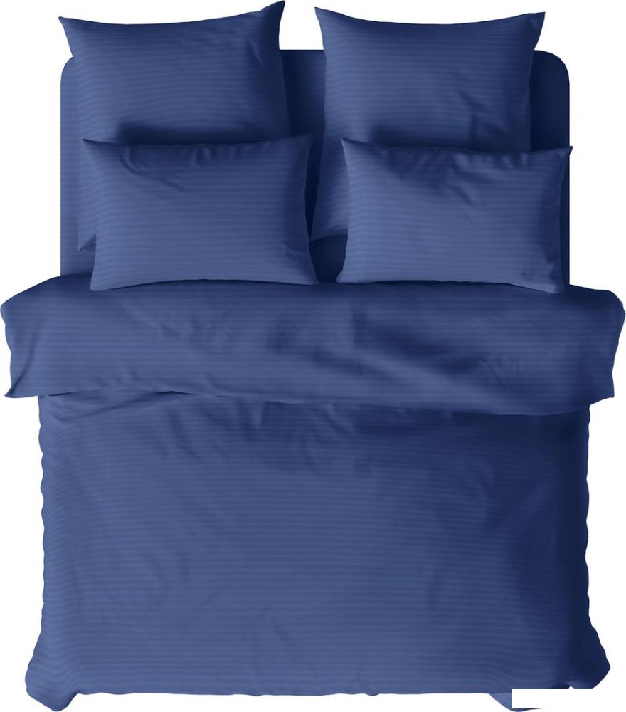 2-спальный комплект постельного белья Verossa Stripe 2.0сп 929782 (70x70, Indigo)