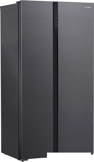 Холодильник side by side Hyundai CS5003F (черная сталь)