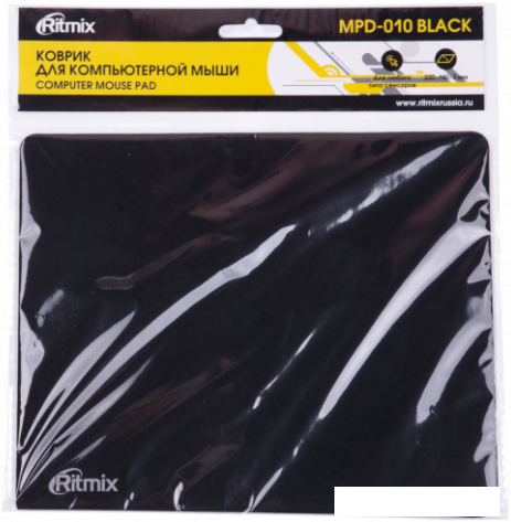 Коврик для мыши Ritmix MPD-010 (черный)