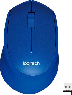 Мышь Logitech M330 Silent Plus (синий)