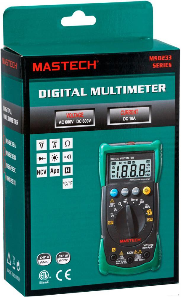 Мультиметр Mastech MS8233E
