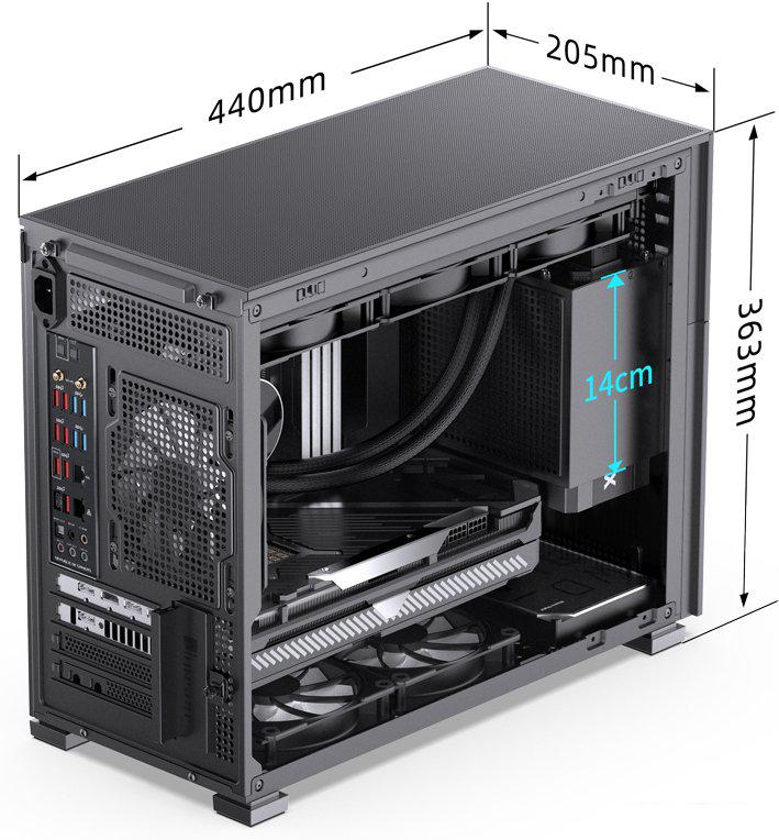 Корпус Jonsbo D31 Mesh (черный)