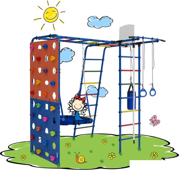 Детские спортивные комплексы и игровые площадки Формула здоровья Street 2 (салатовый/радуга)