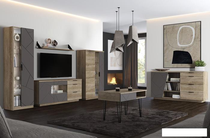 Журнальные столики и столы-трансформеры Anrex Kaylas (дуб каньон/силк шитаке)