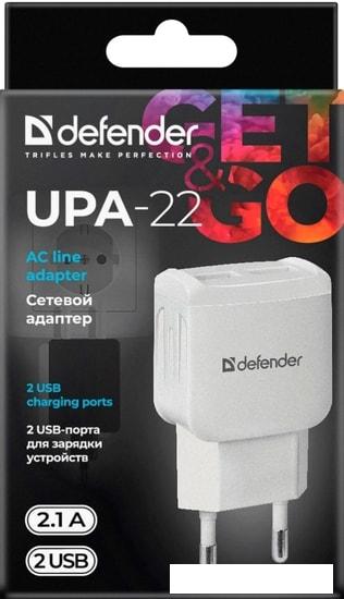 Сетевое зарядное Defender UPA-22 (белый) Сетевое зарядное Defender UPA-22 (белый)