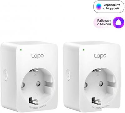 Умная розетка TP-Link Tapo P100 (2 шт)