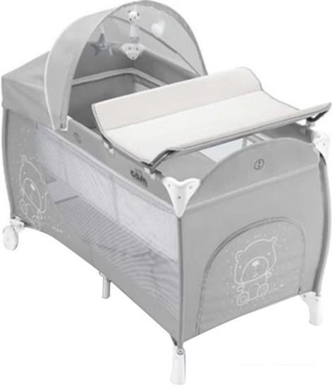 Детские манежи CAM Daily Plus L113/247 (тедди серый)