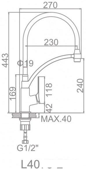 Смесители Ledeme l4075-2
