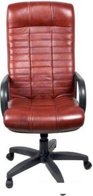 Офисные кресла и стулья Деловая обстановка Атлант Стандарт (коричневый, кожа люкс)