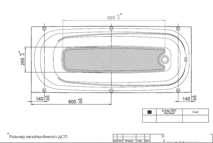 Ванны Triton Европа 160х70 (с ножками)