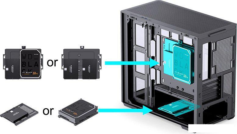 Корпус Jonsbo D300 (черный)