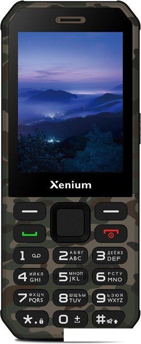 Телефон Xenium X300 (зеленый камуфляж)