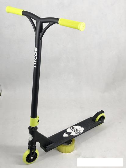 Трюковый самокат Ricos Hurricane ST10A (салатовый)