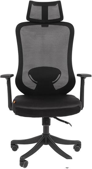 Офисные кресла и стулья CHAIRMAN CH563 (черный пластик/черный)