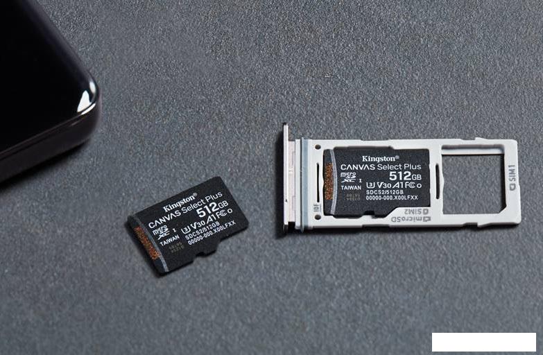 Карта памяти Kingston Canvas Select Plus microSDXC 512GB (с адаптером) Карта памяти Kingston Canvas Select Plus microSDXC 512GB (с адаптером)