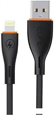 Кабель EOFE AL21 USB Type-A - Lightning (1 м, черный)