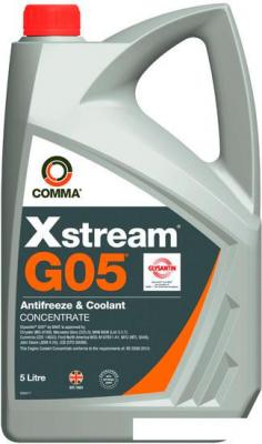 Охлаждающие жидкости Comma Xstream G05 Antifreeze & Coolant Concentrate 5л