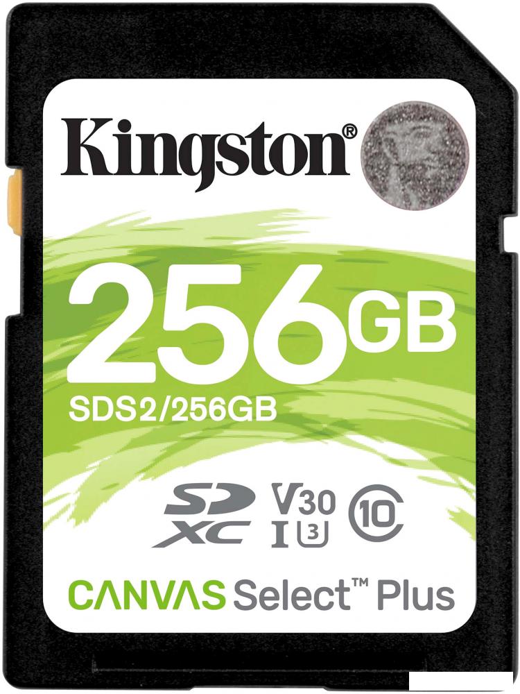 Карта памяти Kingston Canvas Select Plus SDXC 256GB Карта памяти Kingston Canvas Select Plus SDXC 256GB
