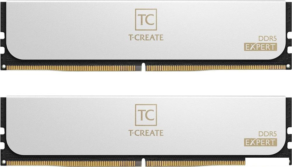 Оперативная память Team T-Create Expert 2x64ГБ DDR5 6400 МГц CTCWD5128G6400HC42CDC01
