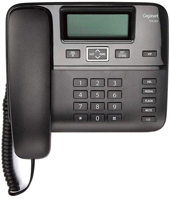 Проводной телефон Gigaset DA260 (черный)