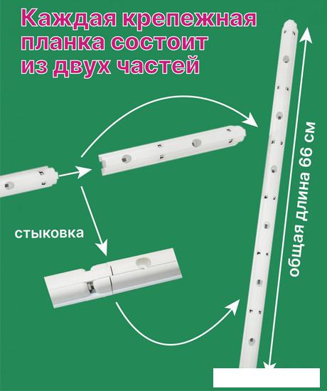 Сушилки для белья Comfort Alumin Group Потолочная телескопическая 7 прутьев 140-250см (алюминий)