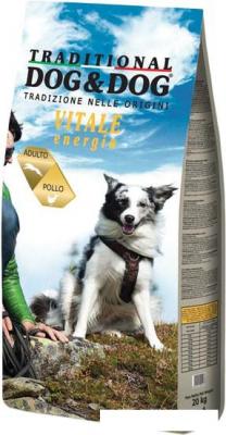 Сухой корм для собак Dog&amp;Dog Adult Traditional Vitale Energia 20 кг