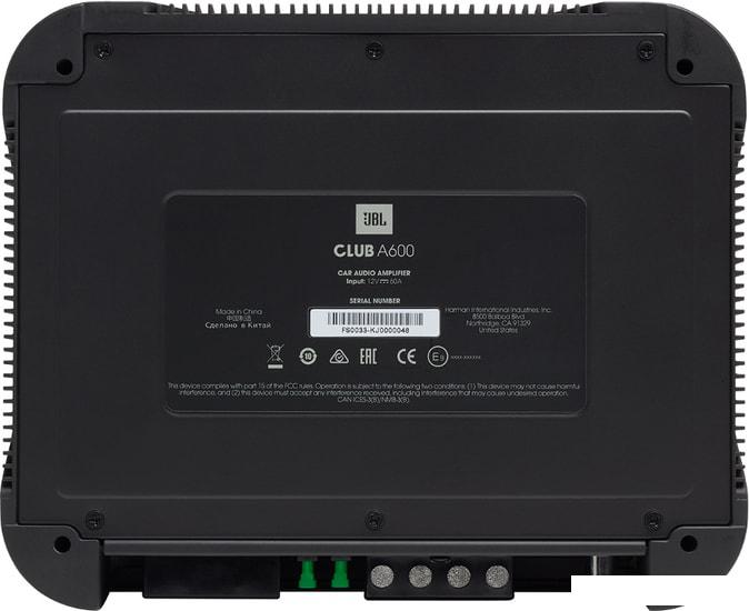 Автомобильный усилитель JBL Club A600