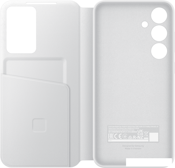 Чехол для телефона Samsung View Wallet Case S24+ (белый)