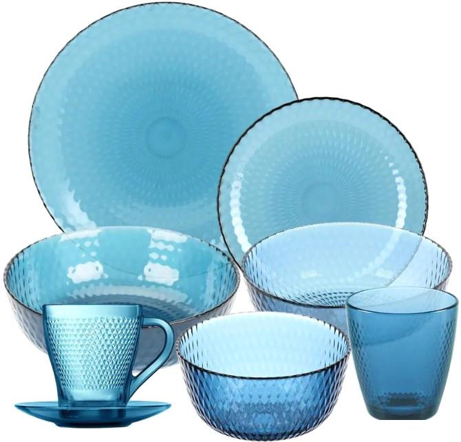 Тарелки, салатники, блюда и наборы Luminarc Идиллия Лондон Топаз O0326 (43пр)