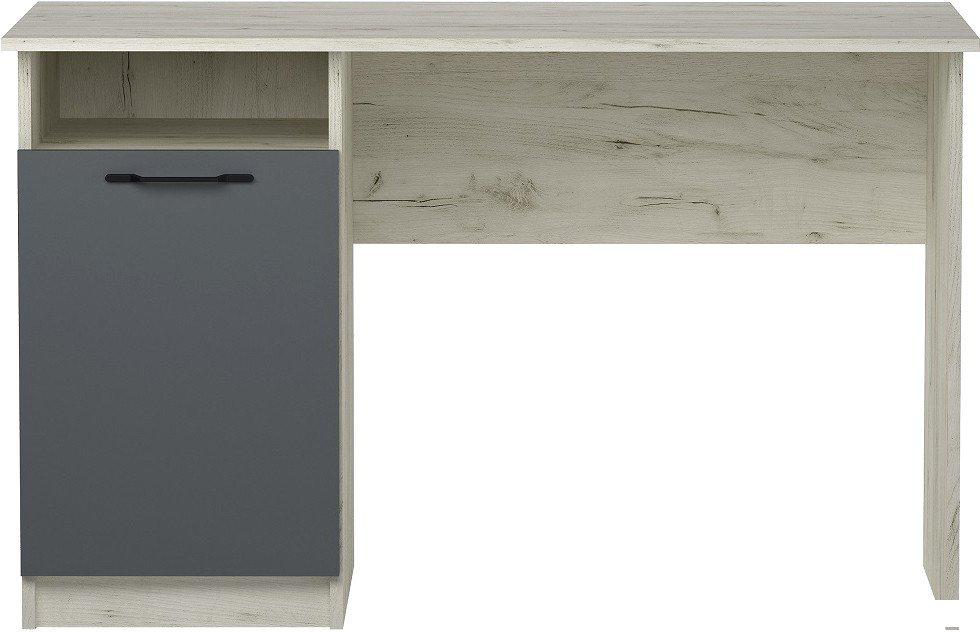 Письменные и компьютерные столы Памир ПКС-12 (крафт белый/антрацит)