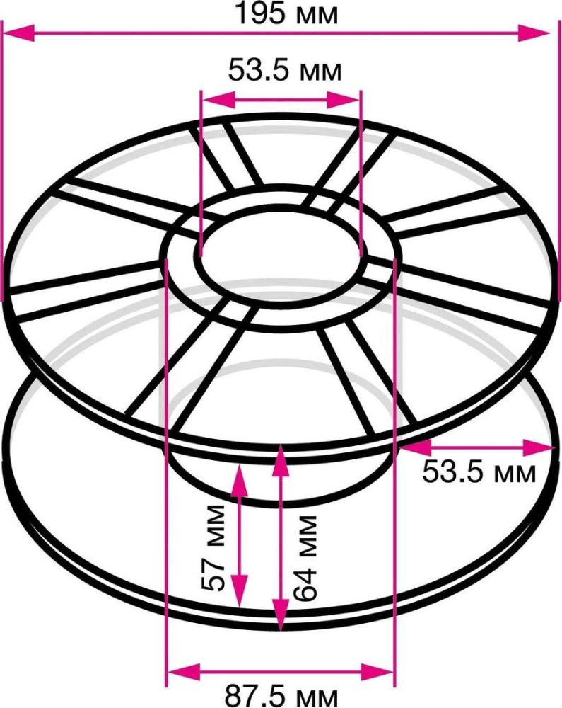 Пластик CACTUS CS-3D-PETG-1KG-COFFEE 1.75 мм 1 кг