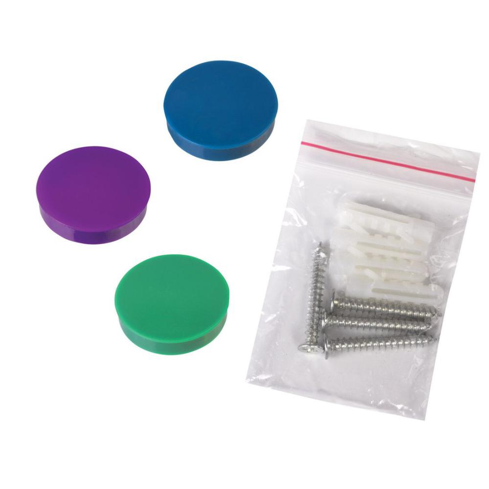 Офисные доски, флипчарты BRAUBERG стеклянная 60х90 см (черный)