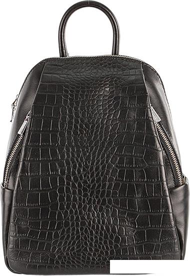 Городской рюкзак Poshete 892-H8179KSH-BLK (черный)