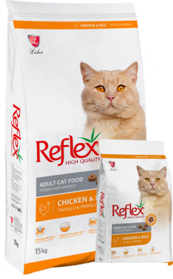 Корма для кошек Reflex Adult Cat Food with Chicken 15 кг