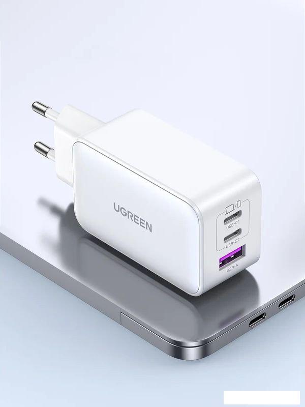 Сетевое зарядное Ugreen CD244 15334 (белый)