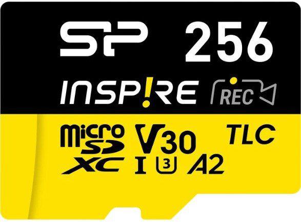 Карта памяти Silicon-Power Inspire microSDXC SP256GBSTXLA2V1NSP 256GB (с адаптером)