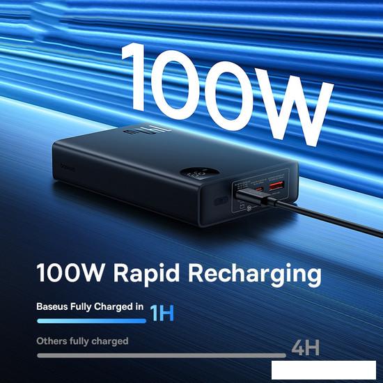 Внешний аккумулятор Baseus Adaman Digital Display Fast Charge Power Bank 140W 24000mAh (черный)