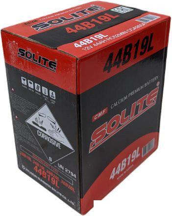 Автомобильные аккумуляторы Solite 44B19L (44 А·ч)