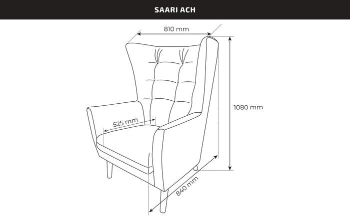 Интерьерное кресло Mio Tesoro Саари (turquoise)